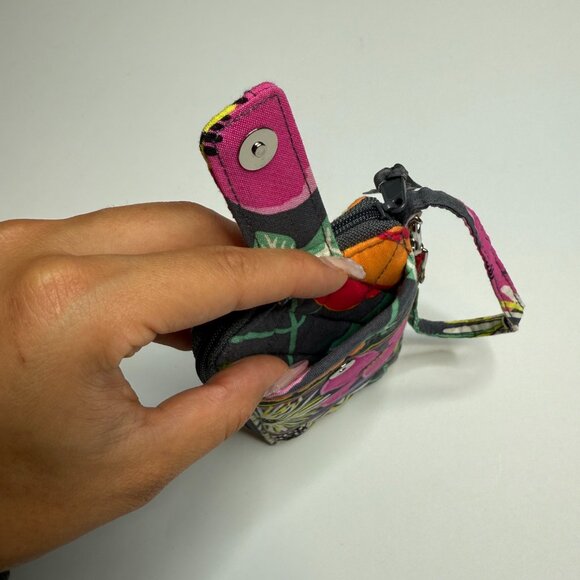 Vera Bradley Smartphone Wristlet Jazzy Blooms Floral Wallet - Picture 4 of 5